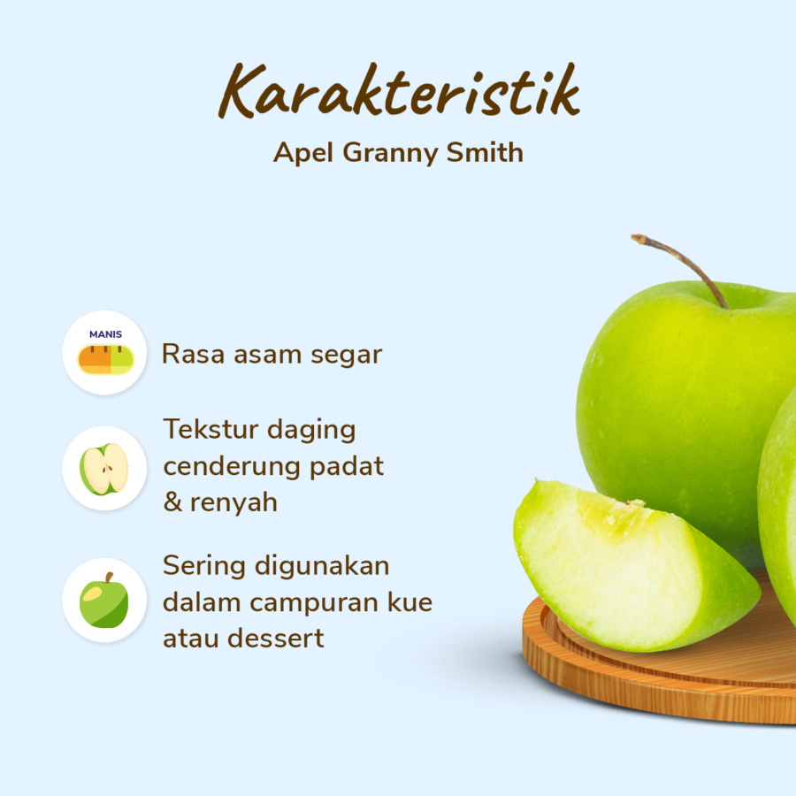 Apel Granny Smith Astro Farm 2-4 pcs 330-400 gram