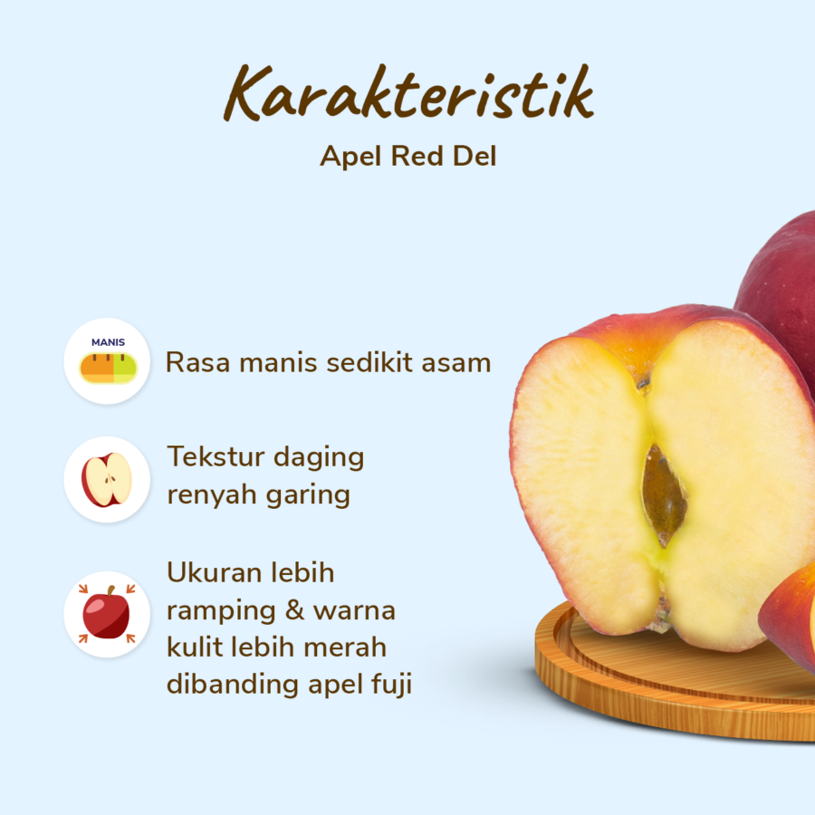 Apel Red Del Astro Farm 2pcs 300-350gram
