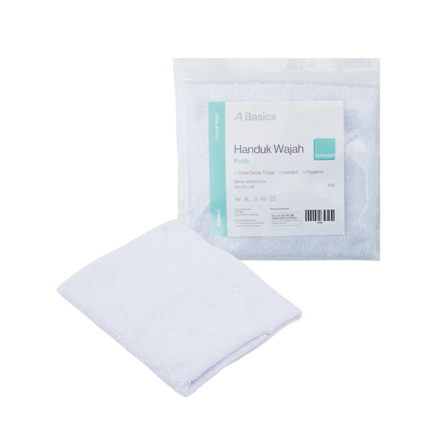 Handuk Wajah 30 x 30cm A Basics 1pcs