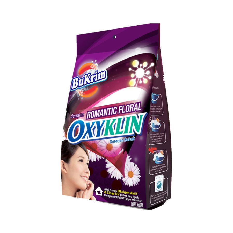 Sabun Detergent Bubuk BuKrim Oxyklin Violet Scent 725gram 725gram