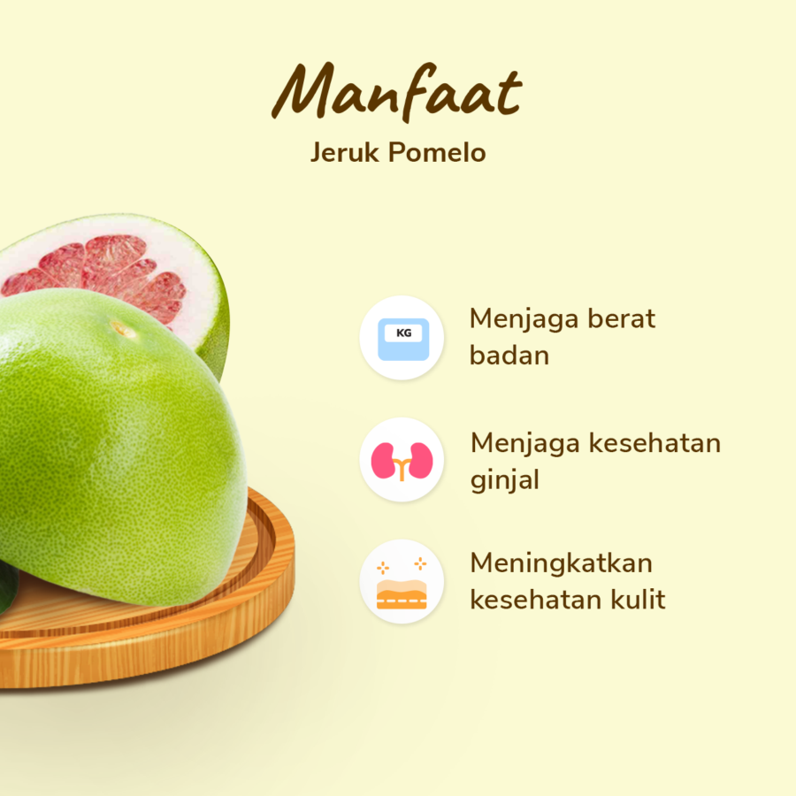 Jeruk Pomelo Astro Farm 1.2-1.7 kg 1 pcs