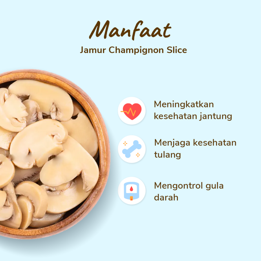 Etira Jamur Champignon Slice 250gram