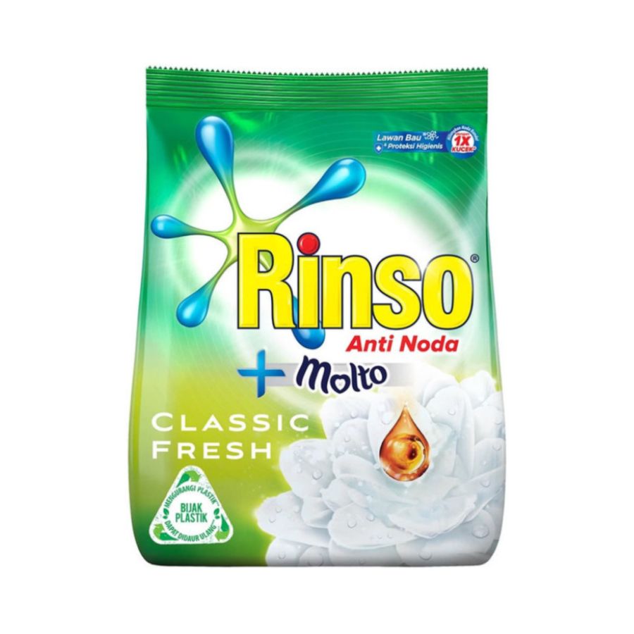 Rinso Anti Noda Deterjen Bubuk Classic Fresh - Deterjen Anti Noda/Deterjen Bubuk  1800gram