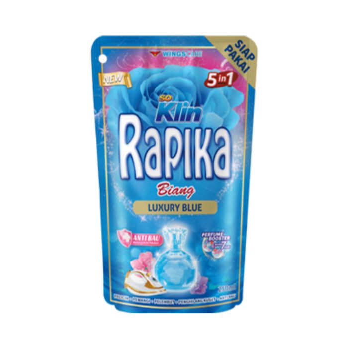 Rapika Biang Luxury Blue Pelicin Pakaian