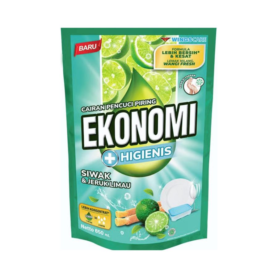 Ekonomi Siwak & Jeruk Nipis Cairan Cuci Piring 650ml