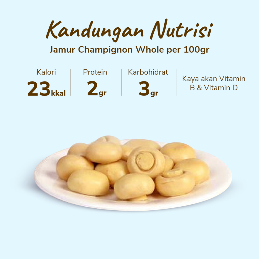 Etira Jamur Champignon Whole 250gram