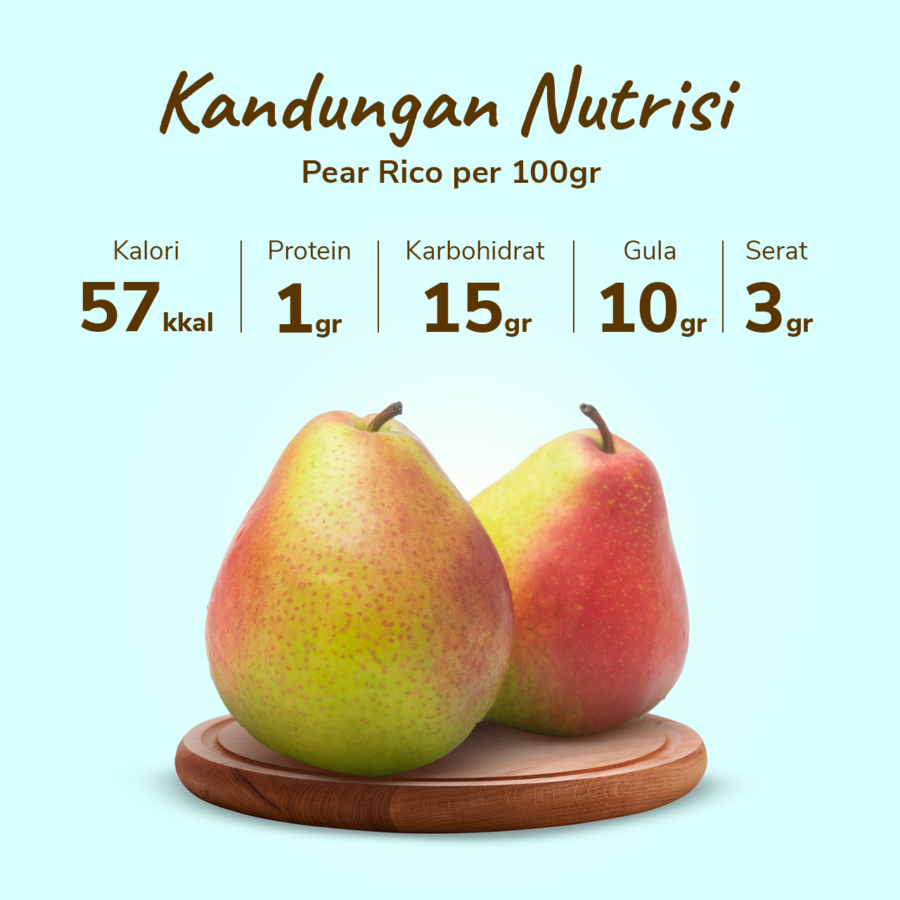 Pear Rico - Astro Farm 430gr - 480gr, 2pcs/pack 1pcs