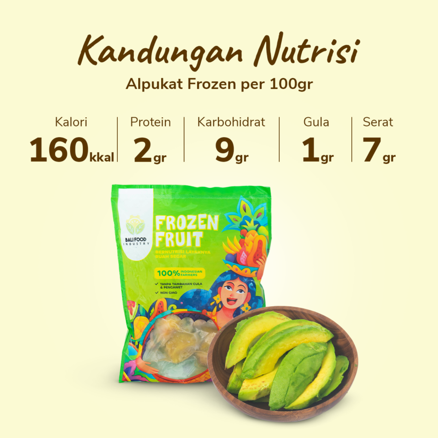 Bali Food Alpukat Frozen 500gram