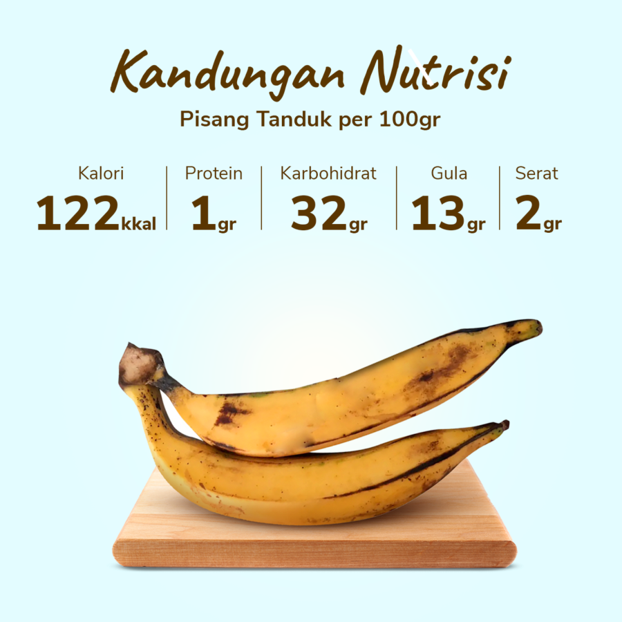Pisang Tanduk Astro Farm 2 pcs 400-500 gram 2pcs