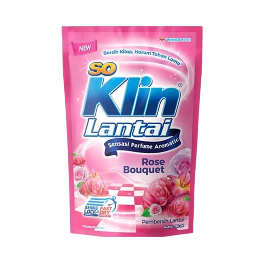 SoKlin Lantai Rose Bouquet/Pembersih Lantai 800ml