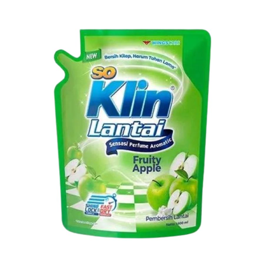 SoKlin Pembersih Lantai Fruity Apple/Pembersih Lantai 1600ml