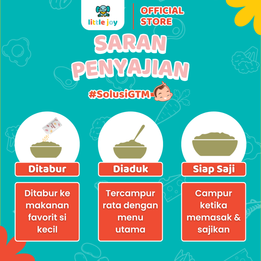 Little Joy Bubuk Tabur Cheesy Beef Red Bean MPASI 22gr 10pcs