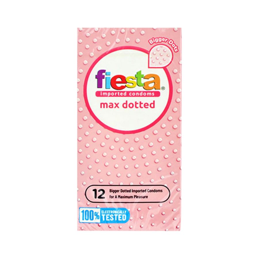Fiesta Max Dotted Kondom Pria 12sachets