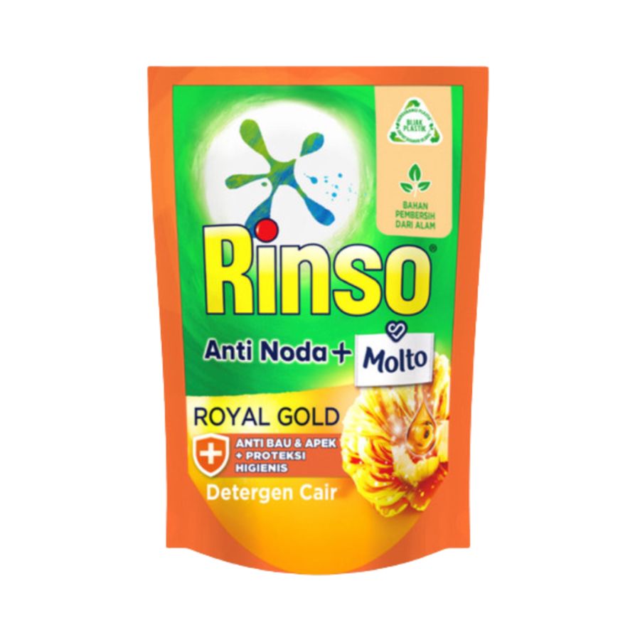 Rinso Anti Noda + Molto Royal Gold Deterjen Cair 510ml