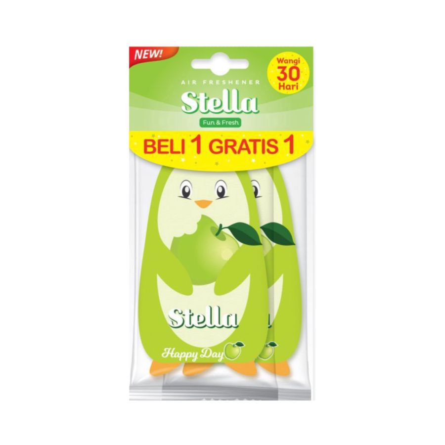 Stella Fun & Fresh Happy Day 20gr Beli 1 Gratis 1 - Pengharum Mobil/Pewangi Mobil