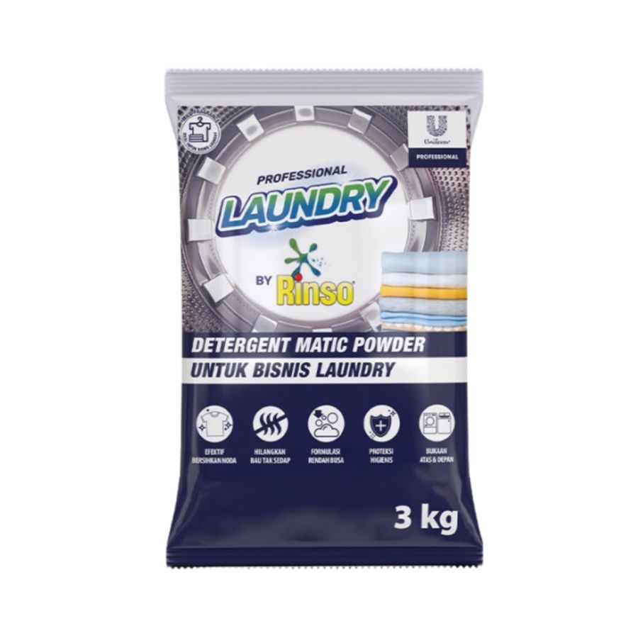 Rinso Professional Detergent Laundry Kiloan Bubuk 3kg