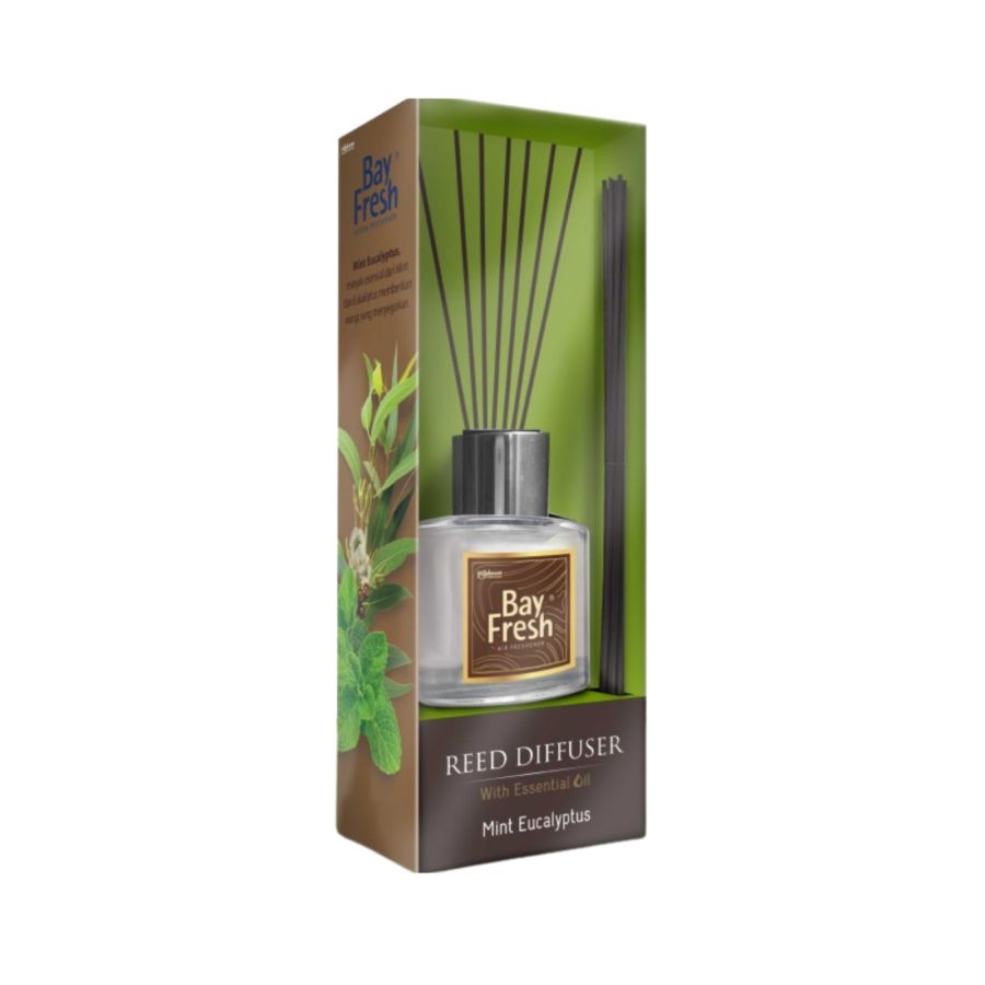 Bayfresh Reed Diffuser Device Pengharum Ruangan Mint Eucalyptus/Pengharum Ruangan 1pcs