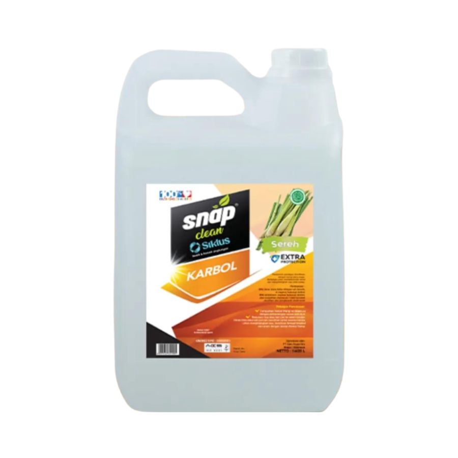 Snap Clean Siklus Karbol Sereh Pembersih Lantai 4liter