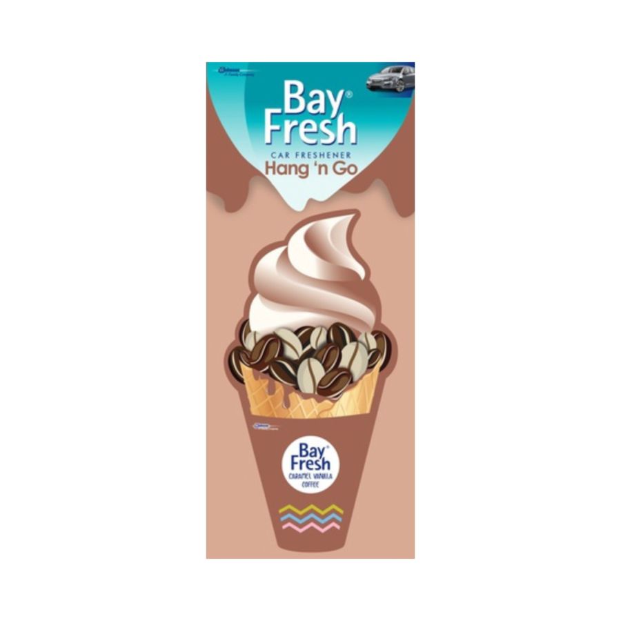 Bayfresh Hang n Go Caramel Vanilla Coffee/Pewangi Ruangan 1pcs