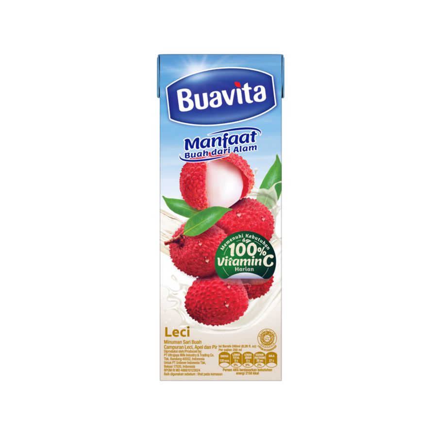 Buavita Juice Lychee 245ml 245ml