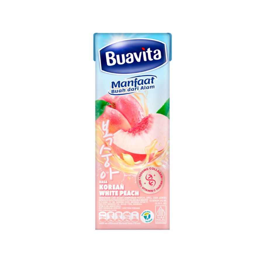 Buavita Korean White Peach Juice 245ml