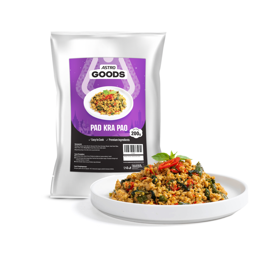 Pad Kra Pao Thai Chicken Basil Astro Goods 200gram
