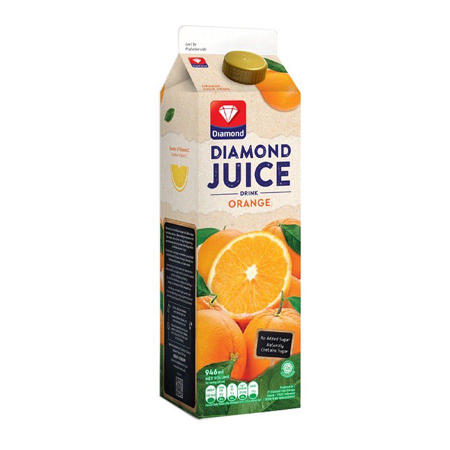 Diamond Juice Orange Unsweetened 1liter