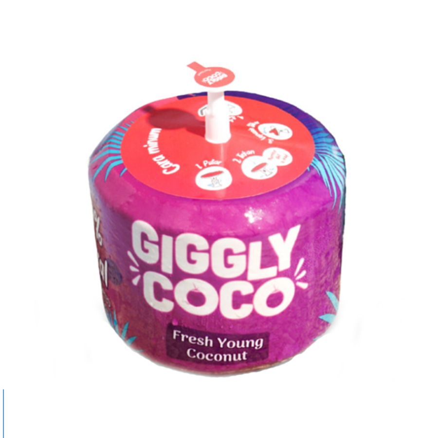 Giggly Coco Fresh Young Coconut/Kelapa Muda 1200gram