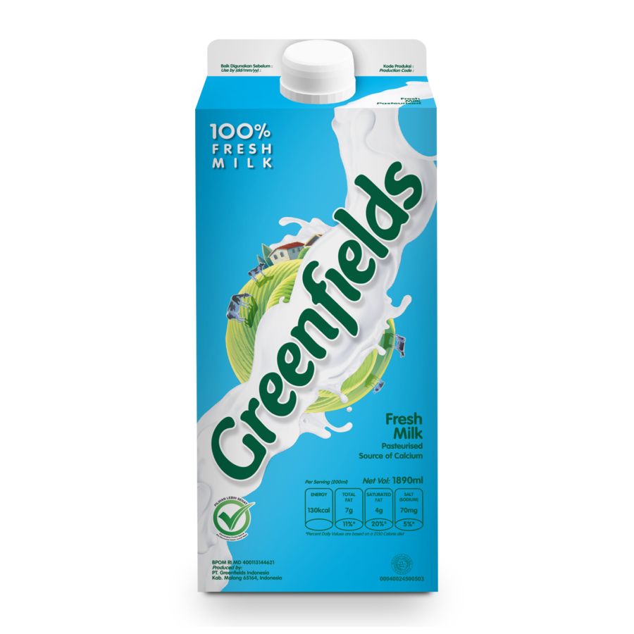 Greenfields Fresh Milk Full Cream/Susu Segar 1890ml