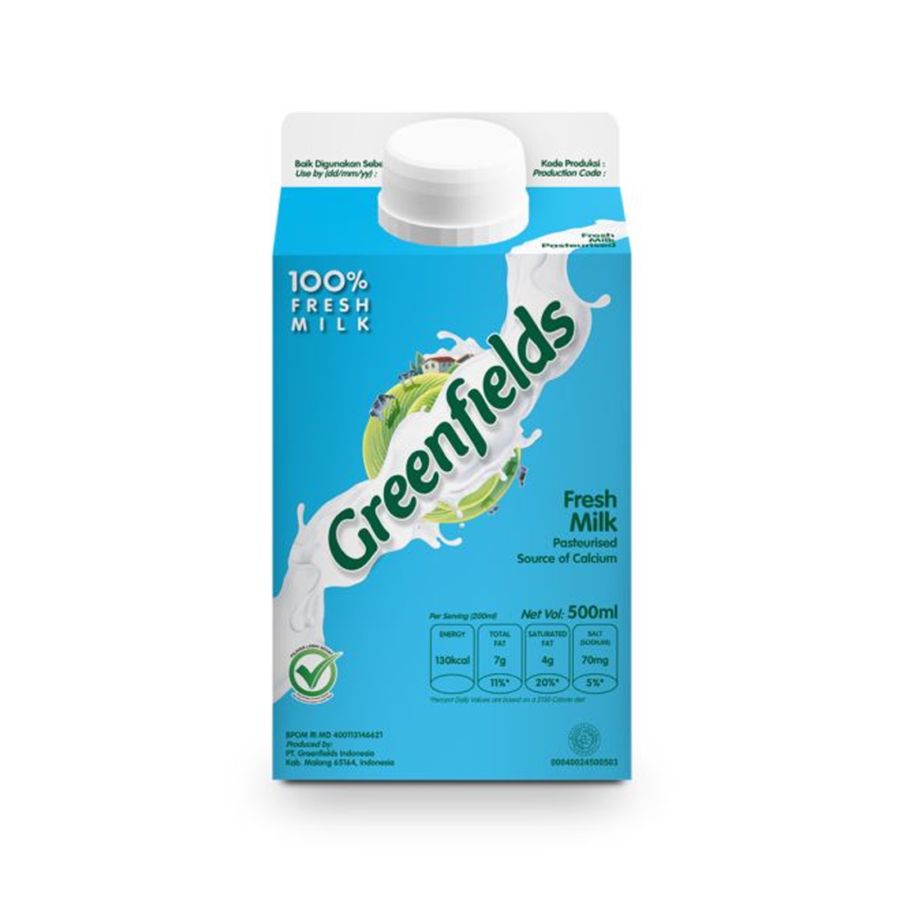 Greenfields Fresh Milk Full Cream 500ml