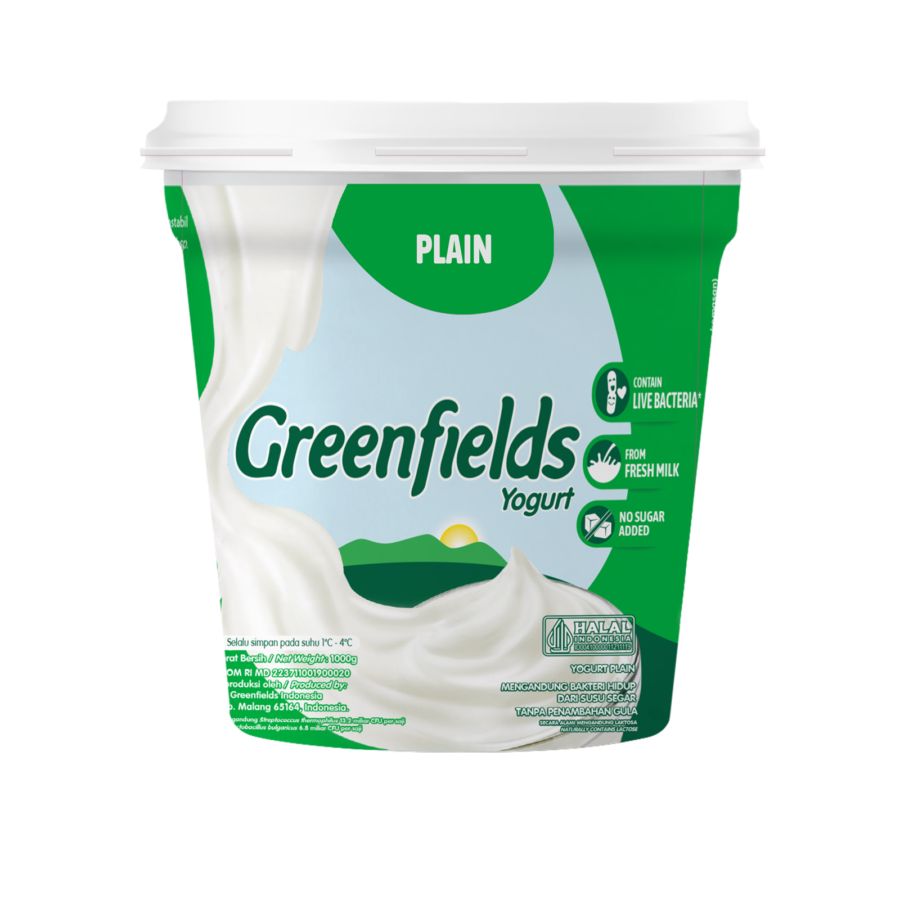 Greenfields Yogurt Cup Plain 1000gram