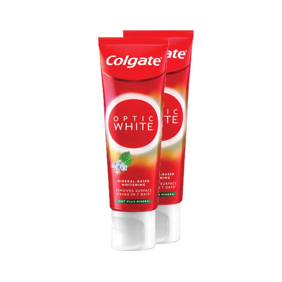 Colgate Optic White Sparkling White Toothpaste 2 pcs/Pasta Gigi 100gram