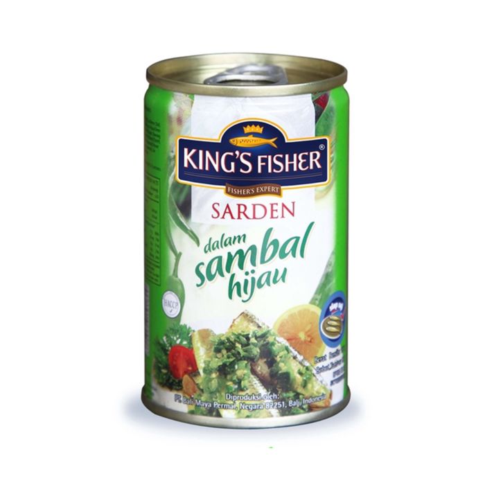 King's Fisher Sardine Sambal Hijau/Sarden