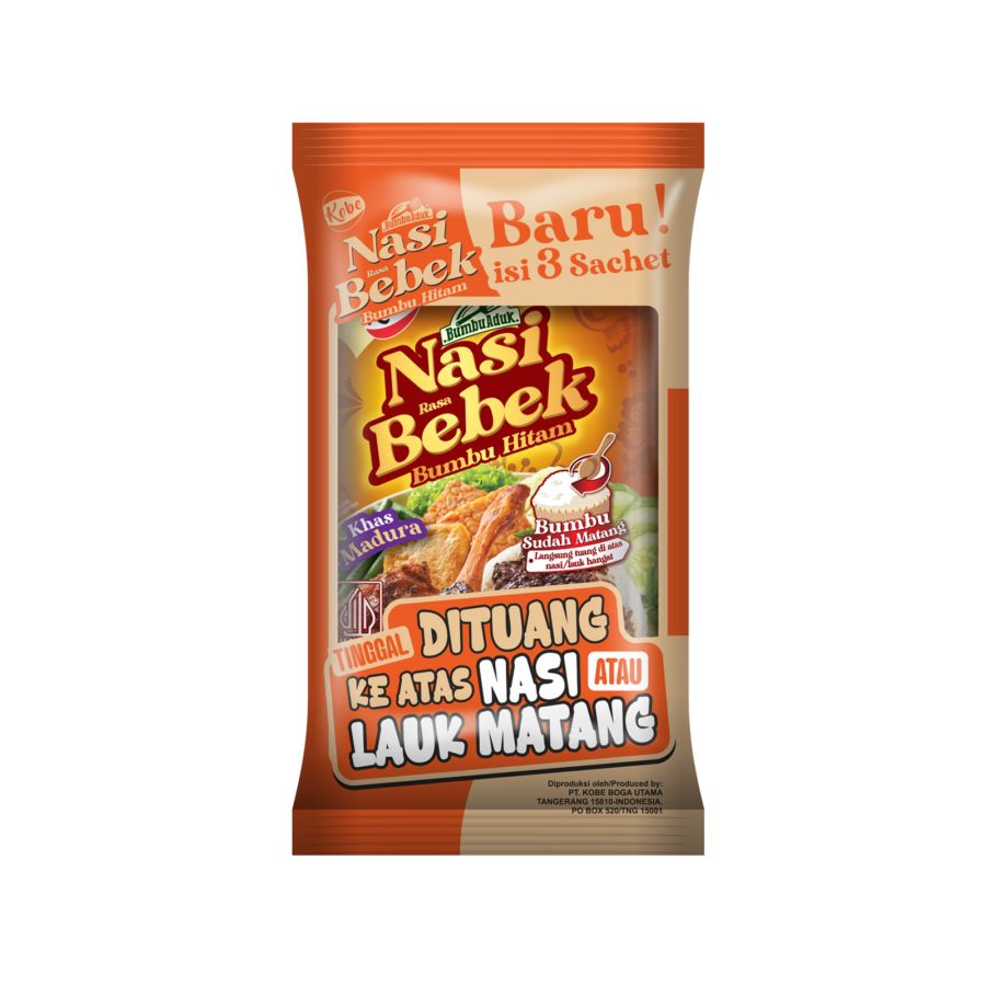 Kobe Bumbu Nasi Bebek 3 Pcs x 20gr