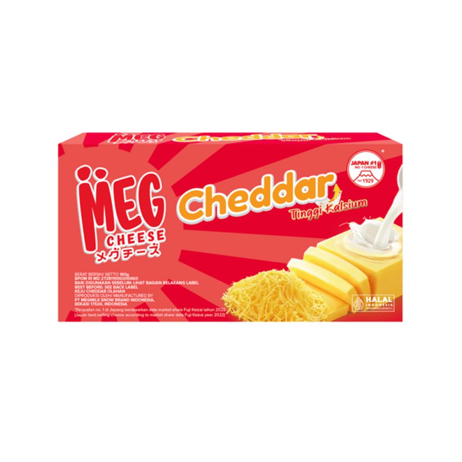 Meg Cheddar Cheese 160gram