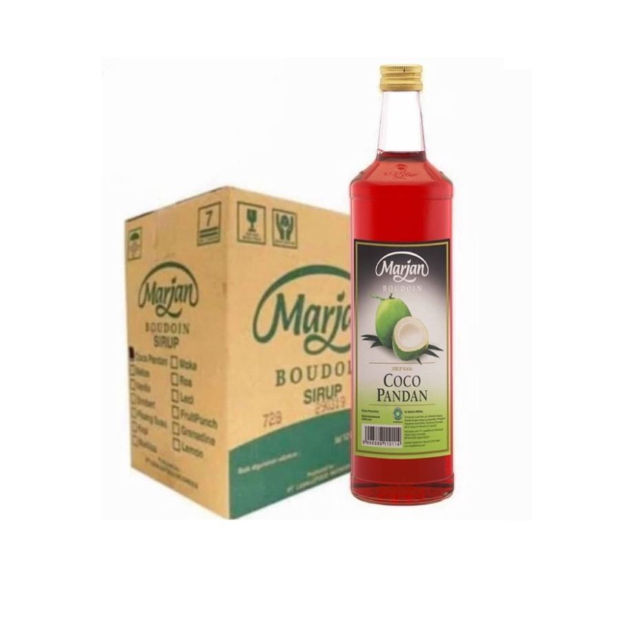 Marjan Boudoin Cocopandan Sirup Dus 460ml 12bottles
