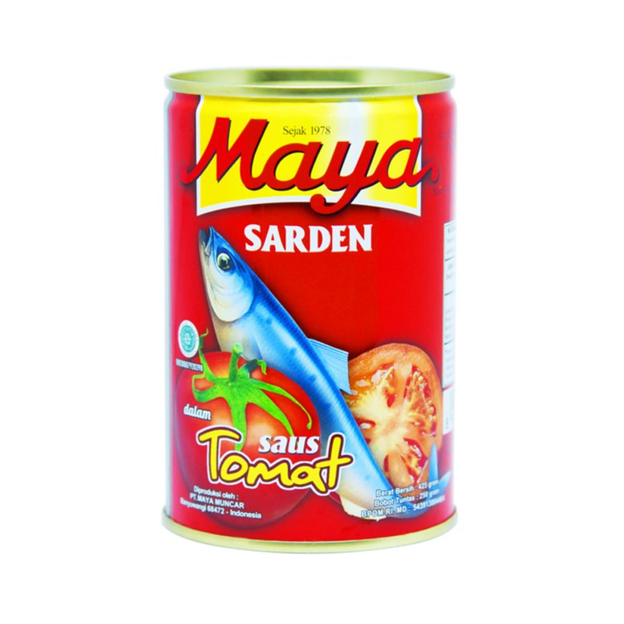 Maya Sarden Saos Tomat 155gram