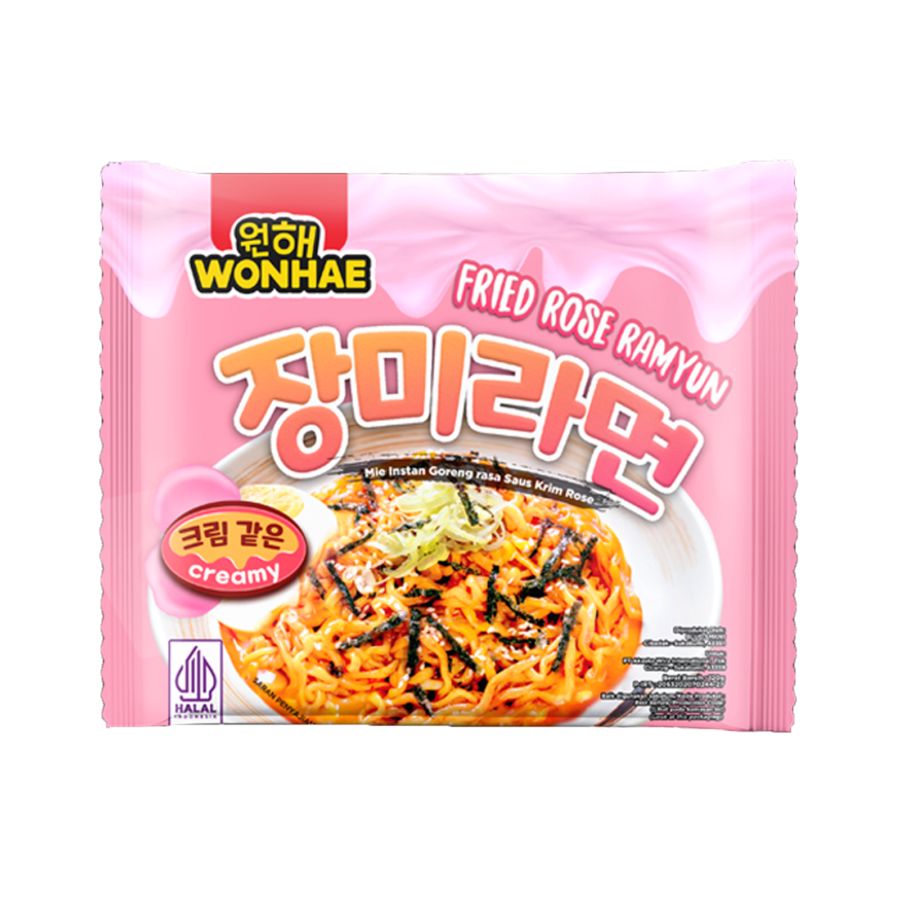 Mujigae by Wonhae Fried Rose Ramyun 120gram 120gram