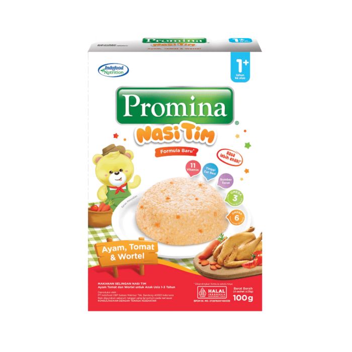 Promina Nasi Tim Ayam Tomat Wortel  1+ Tahun
