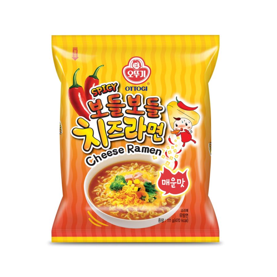 Ottogi Spicy Cheese Ramen 111gram 111gram