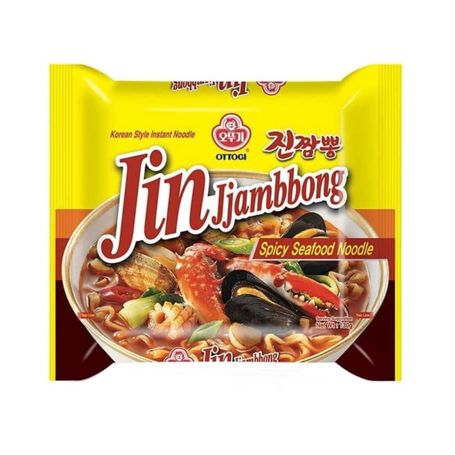 Ottogi Jin Jjambbong Spicy seafood Mie Instan 130gram