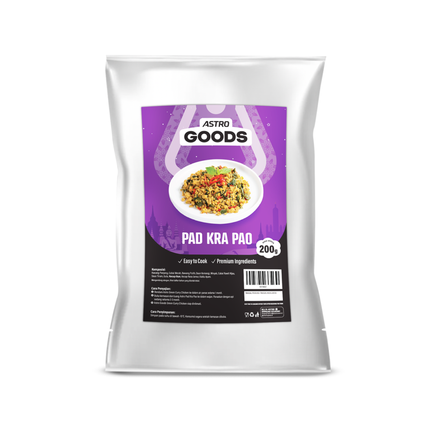 Pad Kra Pao Thai Chicken Basil Astro Goods 200gram