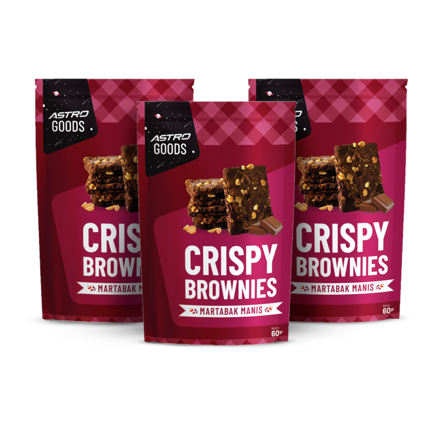 Paket 3 Crispy Brownies Martabak Manis 60gr - Astro Goods