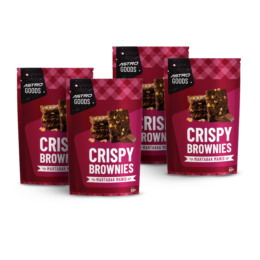 Paket 4 Crispy Brownies Martabak Manis 60gr - Astro Goods