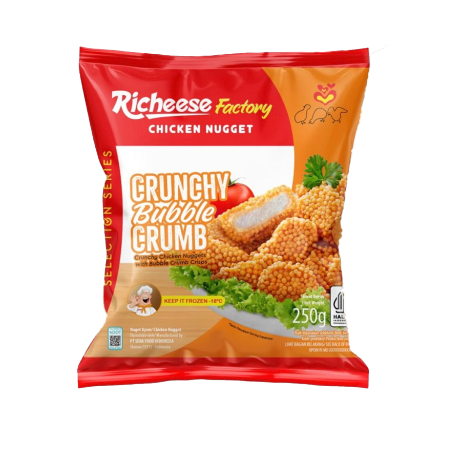 Richeese Factory Crunchy Bubble Crumb  250gram