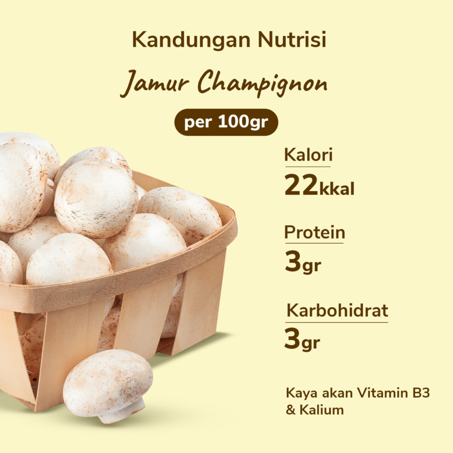 Jamur Champignon Astro Farm 250gram