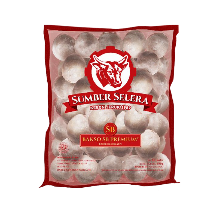 Sumber Selera Bakso Sapi Premium 50pcs x 650gr