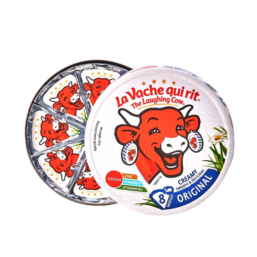 The Laughing Cow Cheese Triangle 8 Portion 120gr/Keju 120gram