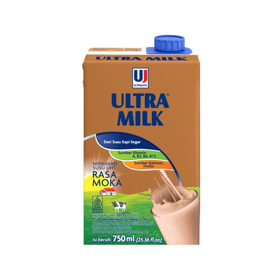 Ultra Milk Susu UHT Mocca 750ml