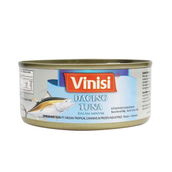 Vinisi Chunk Light Tuna/ Daging Tuna Kaleng